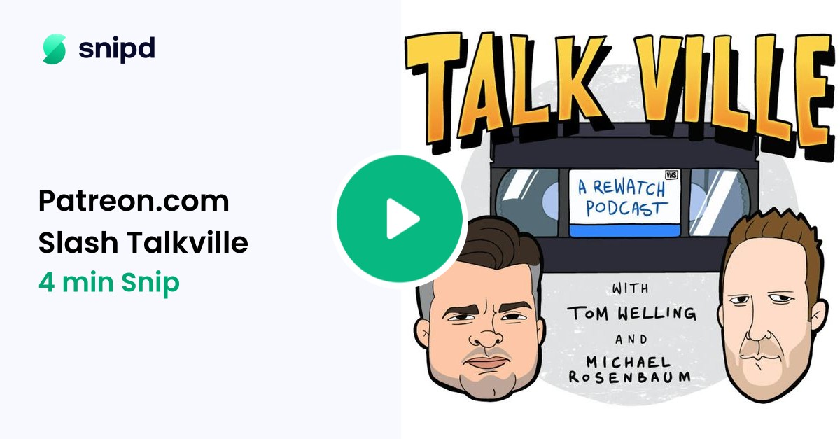 TalkVille  Smallville Rewatch Podcast